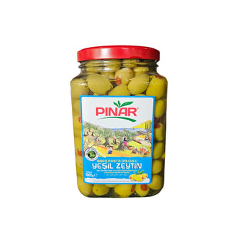 Pınar – Зелени маслини с пълнеж от пипер 1000g