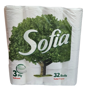 Тоалетна хартия Sofia 3 пласта – 32 рула