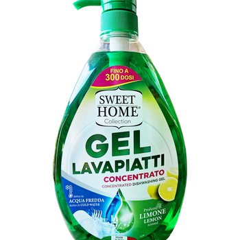 Sweet Home Gel Lavapiatti – Концентриран Гел за Миене на Съдове с Аромат на Лимон