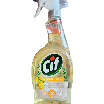 Cif Doğanın Gücü Мултифункционален Почистващ Спрей – Лимон и Сода бикарбонат
